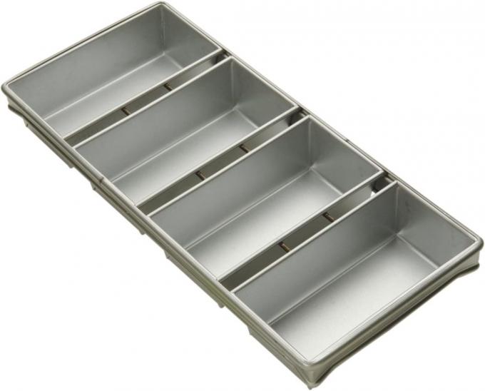 RK Bakeware China Foodservice NSF 49015 Glaze Aluminio Sub Sandwich Roll Pan Bandeja para hornear 5