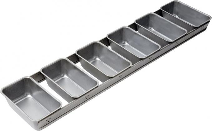 RK Bakeware China Foodservice NSF 49015 Glaze Aluminio Sub Sandwich Roll Pan Bandeja para hornear 7
